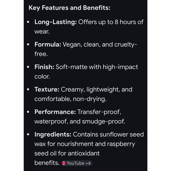 BAREMINERALS Barepro Longwear Lipstick .04 oz / 1.2 g PETAL ~ NEW IN BOX - Picture 4 of 4